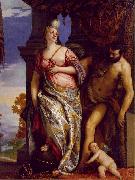 VERONESE (Paolo Caliari) Allegory of Wisdom and Strength wt oil painting artist